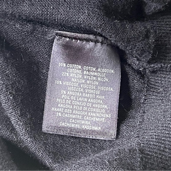 Anthropologie by Sparrow Black Sweater with Crochet Lace Back - Picture 12 of 12